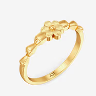 Gold Floral Kid's Ring