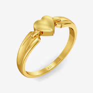 Heart Design Kid’s Gold Ring
